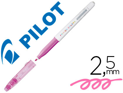 Fourniture de bureau : Feutre pilot frixion colors dessin effaçable pointe fibre résistante 25mm rose