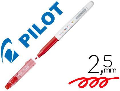 Fourniture de bureau : Feutre pilot frixion colors dessin effaçable pointe fibre résistante 25mm rouge