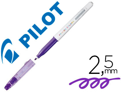 Fourniture de bureau : Feutre pilot frixion colors dessin effaçable pointe fibre résistante 25mm violet