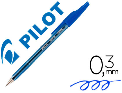 Pilot BP-S - Stylo à Bille - Pointe Fine 0.7mm - Bleu