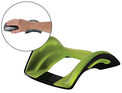Fournitures de bureau : Repose-poignets kensington smartfit conform ergonomique ambidextre 135x83x116mm