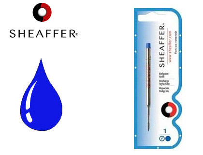 Fournitures de bureau : Recharge sheaffer stylo-bille bille largeur moyenne coloris bleu