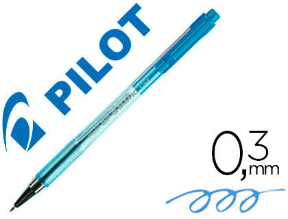 Pilot BP-S Matic - Stylo à Bille Rétractable - Pointe Fine 0.7 mm - Bleu