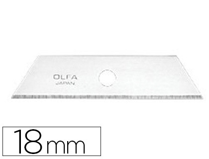 Fournitures de bureau : Lame rechange olfa sk4 cutter autorétractable 18mm étui de 5 