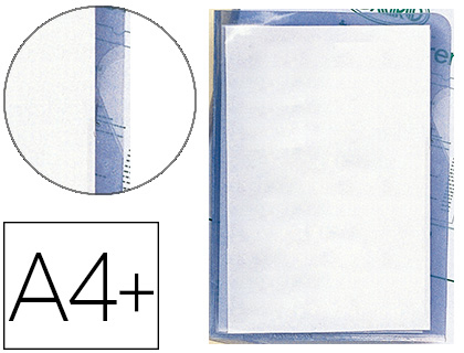 Q-connect - Etui protection - PVC 12/100ème -  A4 + (240x320 mm) - Incolore