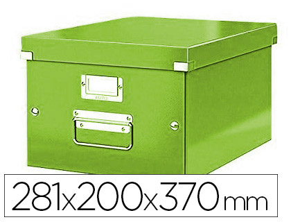 Boîte de rangement Leitz click & store A4+ coloris vert menthe