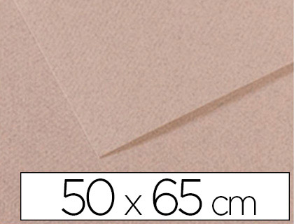 Fourniture de bureau : Papier dessin canson feuille mi-teintes nº426 grain gélatiné haute teneur coton 160g 50x65cm unicolore gris clair
