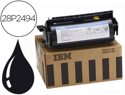 Fourniture de bureau : Toner laser originale ibm 28p2494 couleur noir