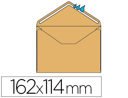 Fourniture de bureau : Enveloppe gpv bulles kraft c6 114x162mm 72g gommée patte triangulaire boîte 500