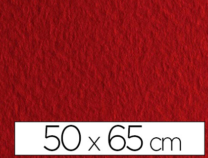 Fournitures de bureau : Papier dessin fabriano feuille tiziano 160g 50x65cm unicolore rouge vif