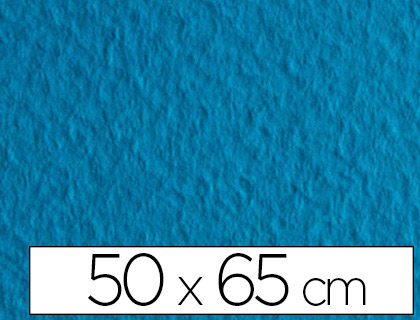 Fournitures de bureau : Papier dessin fabriano feuille tiziano 160g 50x65cm unicolore turquoise