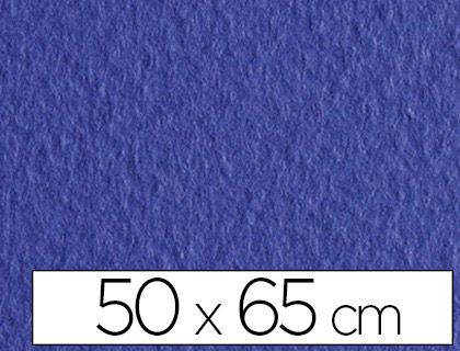 Fournitures de bureau : Papier dessin fabriano feuille tiziano 160g 50x65cm unicolore bleu outremer