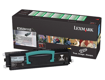 Fourniture de bureau : Toner laser lexmark e352h11e pour e350/e352 couleur noir 9000p