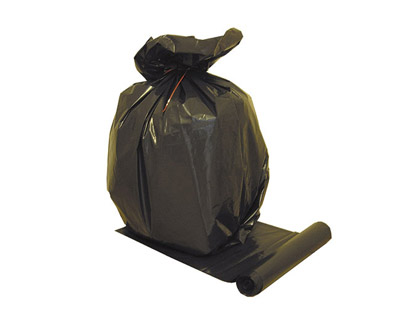 Fourniture de bureau : Sac poubelle polyéthylène basse densité standard 100l 35 microns coloris noir paquet 20