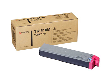 Fournitures de bureau : Toner laser kyocera 1t02f3beu0 tk-510m couleur magenta 8000p