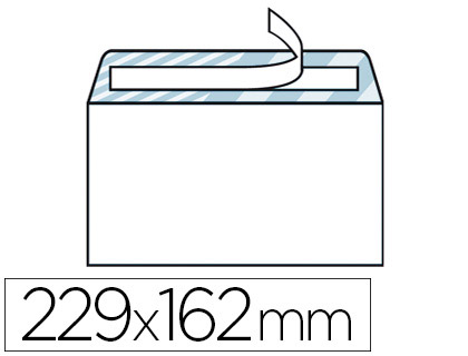 Fourniture de bureau : Enveloppe gpv économique vélin blanc 80g c5 162x229mm adhésive paquet de 50