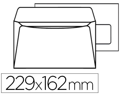Fourniture de bureau : Enveloppe blanche navigator papier vélin extra blanc 90g c5 162x229mm adhésive fenêtre 45x100mm boîte 500 