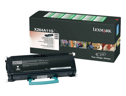 Fourniture de bureau : Toner laser lexmark x264/x363/x364 x264a11g couleur noir 3500p