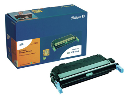 Fourniture de bureau : Toner laser pelikan compatible imprimantes hp cb401a cyan 7500p