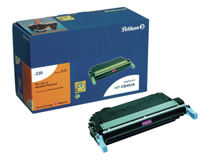 Fourniture de bureau : Toner laser pelikan compatible imprimantes hp cb403a magenta 7500p
