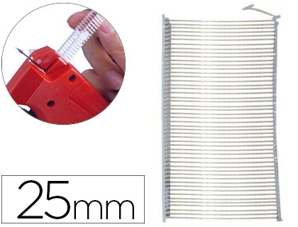 Fournitures de bureau : Attache textile apli agipa longueur 25 mm boîte 5000