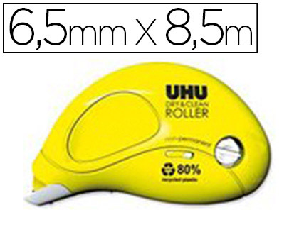 Fournitures de bureau : Colle uhu glue roller repositionnable 65mmx85m