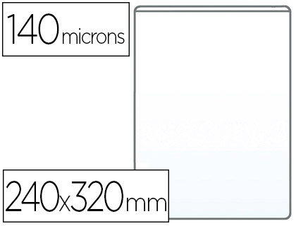 Oxford - Étui protection - PVC 15/100ème - 240x320mm - Incolore