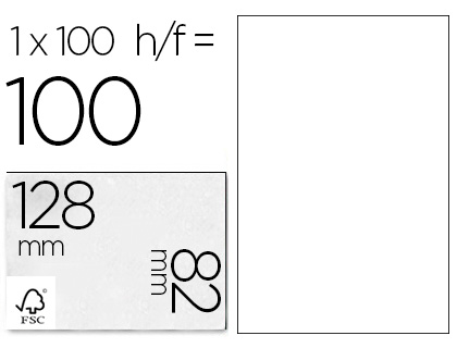 GPV - 100 cartes de visite - 82 x 128 mm