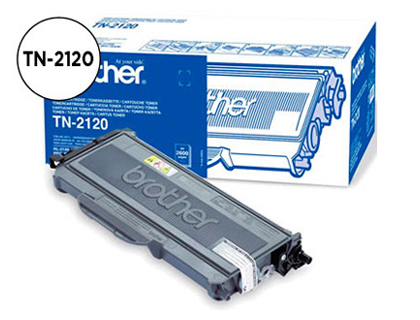 Fournitures de bureau : Toner laser brother tn2120 couleur noir haute capacité 2600p