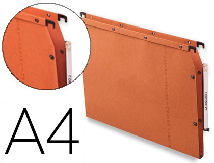 Dossier suspendu armoire L'oblique AZV Ultimate kraft 240g/m² fond 30mm coloris orange - Boîte de 25