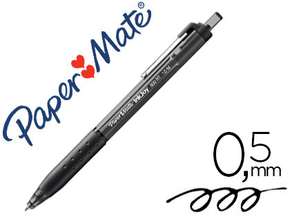 Paper Mate InkJoy 300RT - Stylo à Bille Rétractable - Pointe moyenne (1,0 mm) - Noir