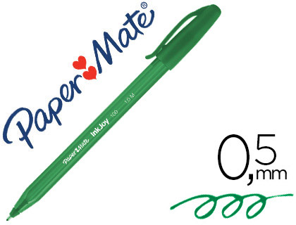 Paper Mate InkJoy 100 - Stylo à Bille - Pointe moyenne (1,0 mm) - Vert