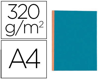 Chemise à soufflet Exacompta carte 320g/m² 24x32cm coloris bulle