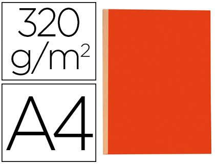 Chemise à soufflet Exacompta carte 320g/m² 24x32cm coloris orange