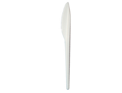 Fournitures de bureau : Couteau plastique 165mm coloris blanc lot 100