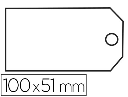 Fourniture de bureau : Étiquette américaine apli agipa 100x51mm fil de fer 300mm boîte 1000 