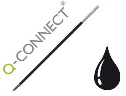 Fournitures de bureau : Recharge q-connect stylo-bille sur socle encre couleur noire