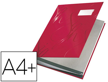 Leitz - Parapheur Design - A4 - 18 compartiments - rouge