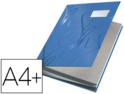 Leitz - Parapheur Design - A4 - 18 compartiments - bleu