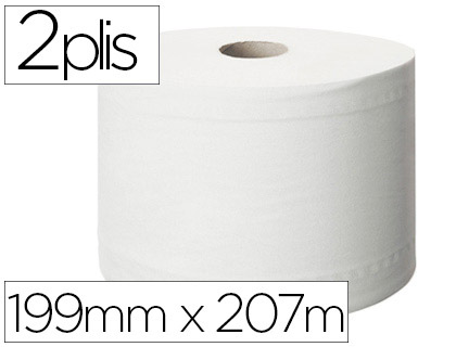Fourniture de bureau : Papier hygiénique tork smartone coloris blanc paquet 6 rouleaux