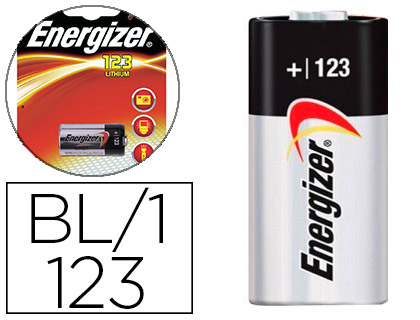 Fournitures de bureau : Pile energizer lithium photo i ce cr17345 taille 123 blister 1 