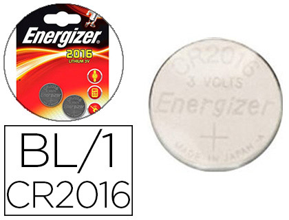 Fournitures de bureau : Pile energizer miniature appareils électroniques ice cr2016 3v blister 2