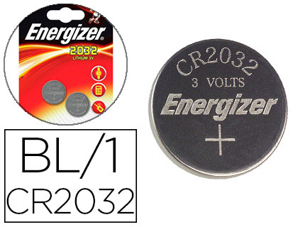 Fournitures de bureau : Pile energizer miniature appareils électroniques ice cr2032 3v blister 2 