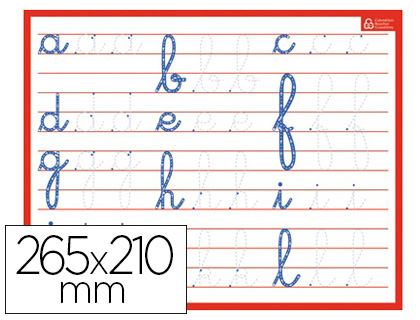 Fourniture de bureau : Calendrier bouchut grandrémy ardoise effaçable minuscules cursives recto/verso 21x265cm surface pelliculée brillante