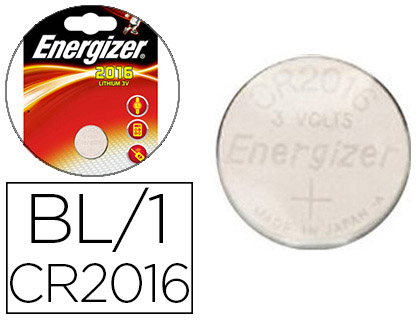 Fournitures de bureau : Pile energizer miniature appareils électroniques ice cr2016 3v blister 1