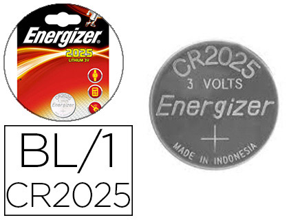 Fournitures de bureau : Pile energizer miniature appareils électroniques ice cr2025 3v blister 1