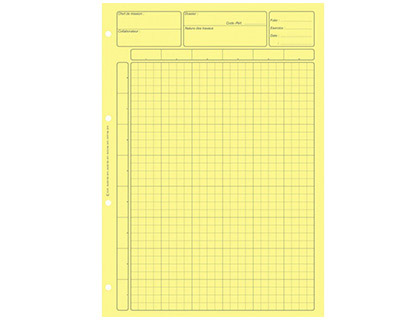 Fourniture de bureau : Bloc audit contrôle interne elve 80 pages perforées format a4 encollage en tête adapté écriture crayon coloris jaune