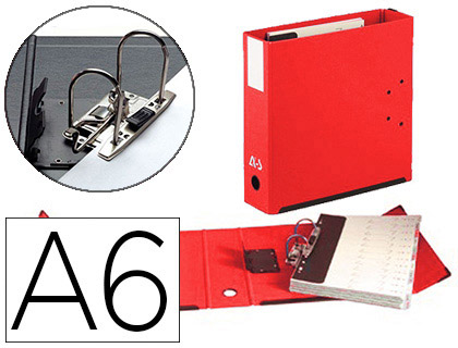 Classeur arianex mil-ar 2 leviers amovibles balacron dos 90mm fermé 4 côtés coloris rouge