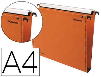 Dossier suspendu armoire Esselte LMG kraft 240g/m² fond 30mm coloris orange - Boîte de 25