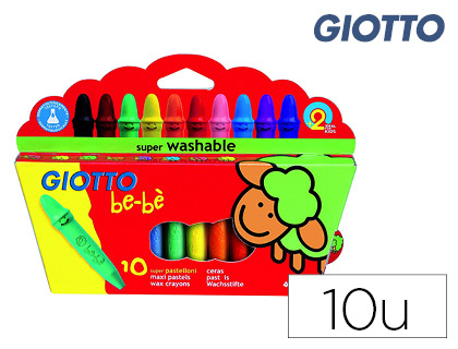 Fourniture de bureau : Crayon couleur giotto be-bè pot de 10 